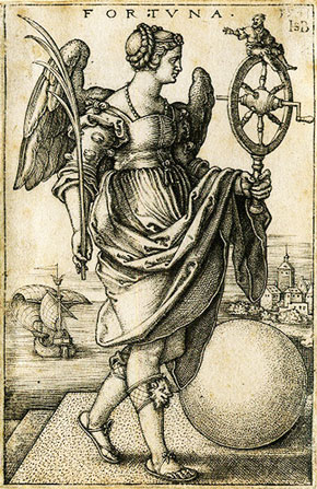 Fortuna, deusa romana do tempo e da roda da sorte