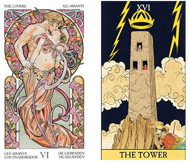 Tarotcoaching - O enamorado e a Torre