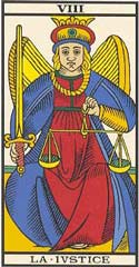 8. A Justiça - Tarot Kris Hadar