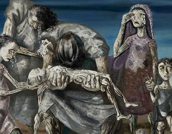 Torre de Babel - maio.2021 - Nirvana e Sansara - Criança Morta - pintura de Cândido Portinari