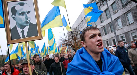 Manifestação em Kiev