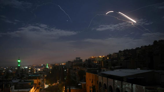 Bombardeio israelense na Síria