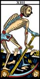 O Arcano sem Nome (A Morte) no Tarot de Marselha-Camoin