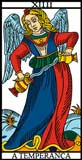 14. A Temperança no Tarot de Marselha-Camoin