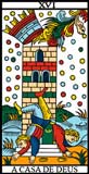 16. A Torre no Tarot de Marrselha-Camoin