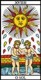 19. O Sol no Tarot de Marselha-Camoin