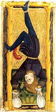 O Pendurado ou o Enforcado no Tarot dito Gringonneur