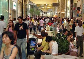 Shopping aos domingos 