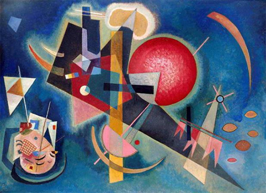 No Azul - pintua de Kandinsky