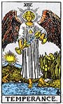 14. A Temperança no Tarot de Waite