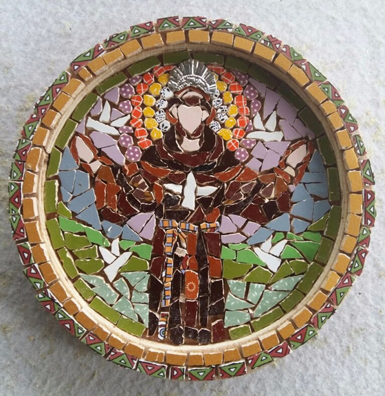 São Franscisco - mosaico de Cândido Alencar