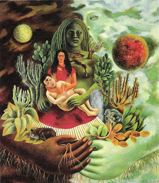 Frida Kahlo - O abraço de amor do Universo