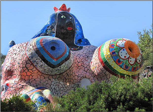 A Imperatriz no tarô de Nik de Saint Phalle