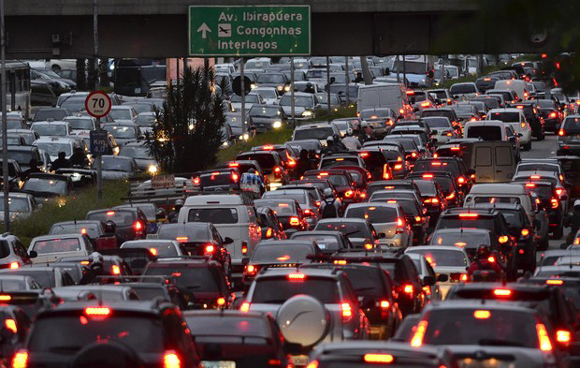 O trânsito em São Paulo