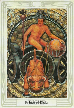 Rei de Ouros, ou Príncipe de Ouros no Tarot de Crowley 