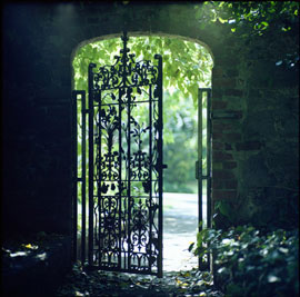 O portão de acesso