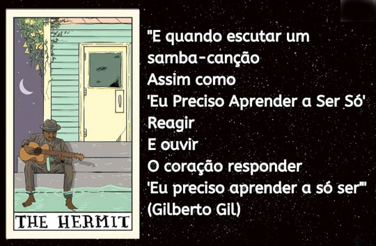 O Eremita - aprender a ser - por Cláudia Boechat