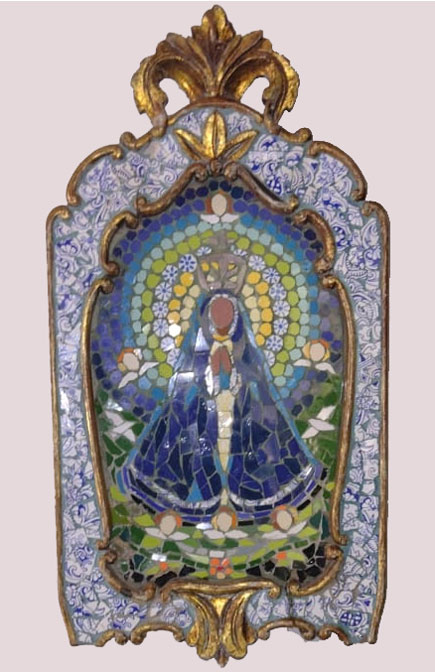 Nossa Senhora Aparecida - mosaico de Cândido Alencar