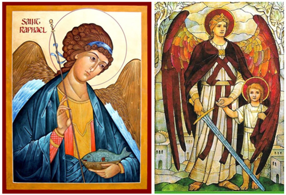 São Gabriel - ícone e mosaicos