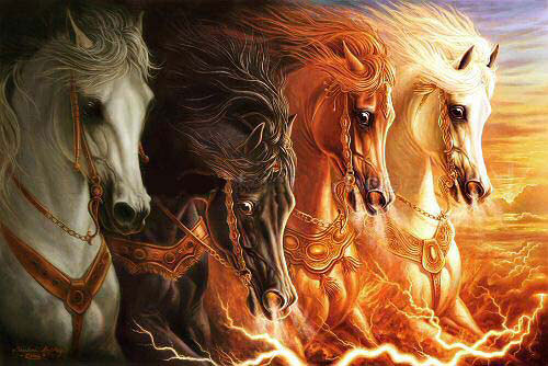 Quatro cavalos
