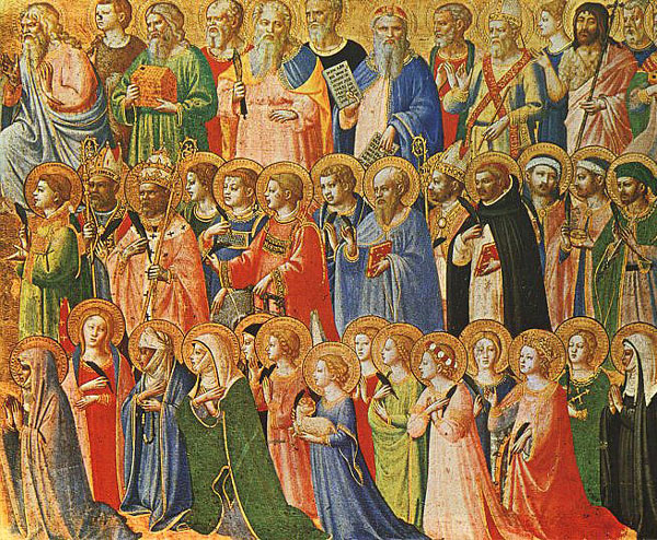 Todos os Santos - pintura de Fra Angelico (1423-24)