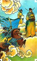7. A Vitória (= O Carro) - Tarô chinês de Jean-Louis Victor