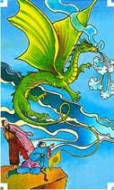 11. O Dragão (= A Força) - Tarô chinês de Jean-Louis Victor