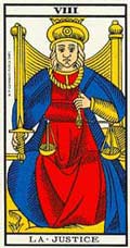 8. A Justia no Tarot de Marselha