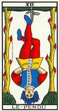 12. O Pendurado no Tarot de Marselha