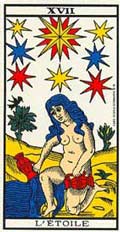 17. A Estrela no Tarot de Marselha