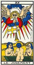 20. O Julgamento  no Tarot de Marselha