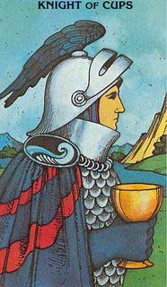 O Cavaleiro de Copas no Morgan Greer Tarot