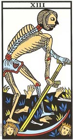 A Morte no Tarot de Marseille restaurado por Jodorowsky-Camoin