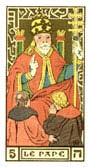 5. O Papa no Tarot de Oswald Wirth