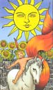 O Sol numa das variações do Tarot Waite