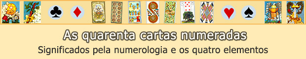 As quarenta cartas numeradas